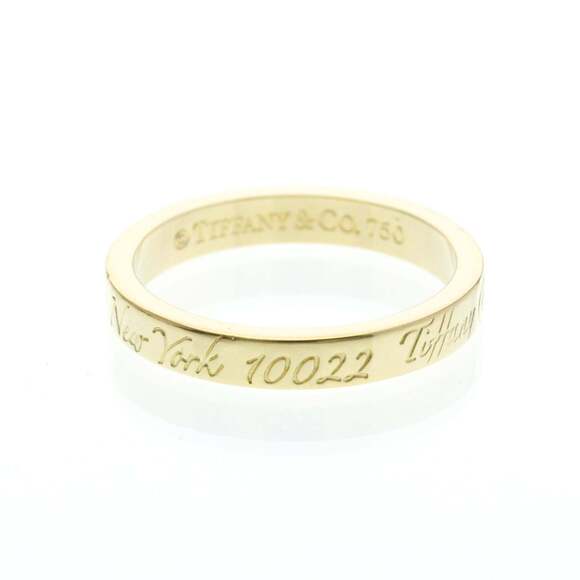 TIFFANY Jewelry - Tiffany Notes Ring Yellow Gold (18K) Fashion No Stone Band Ring Gold